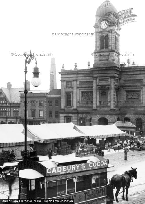 Photo of Derby, The Market 1896