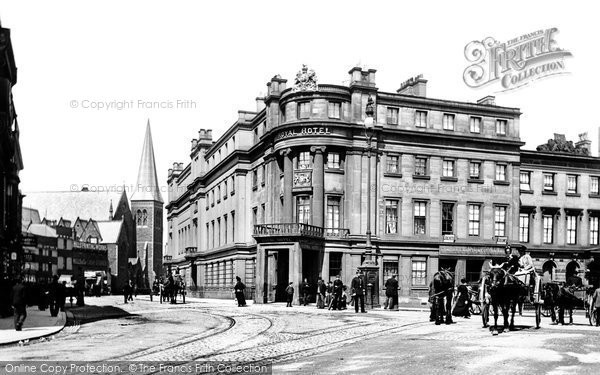 Photo of Derby, Victoria Street 1896