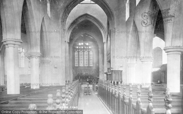 Photo of Dereham, Church Interior 1893