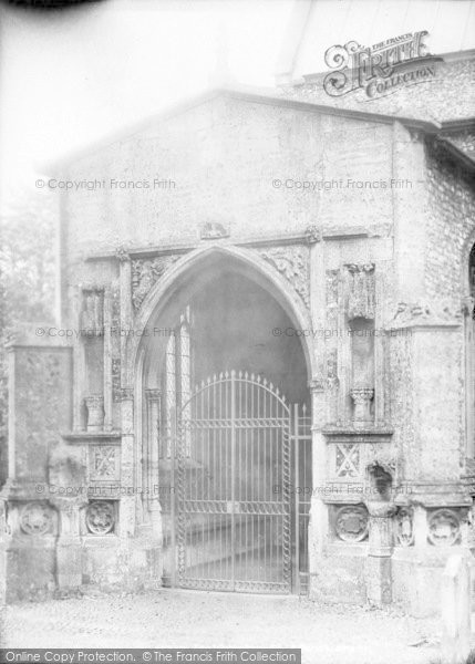 Photo of Dereham, Church, South Porch 1901