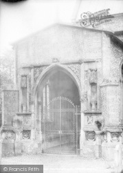 Church, South Porch 1901, Dereham