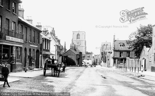 Photo of Dereham, Church Street 1893