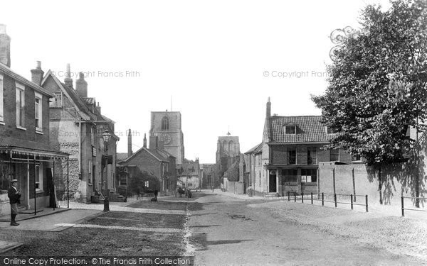 Photo of Dereham, Church Street 1898