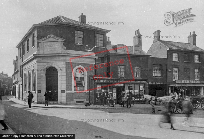 Photo of Dereham, Church Street Corner 1922