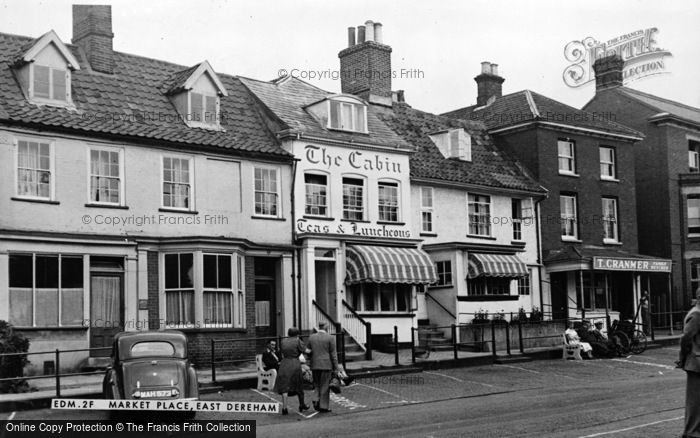 Photo of Dereham, Market Place c.1950