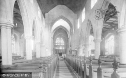 Parish Church Interior 1922, Dereham