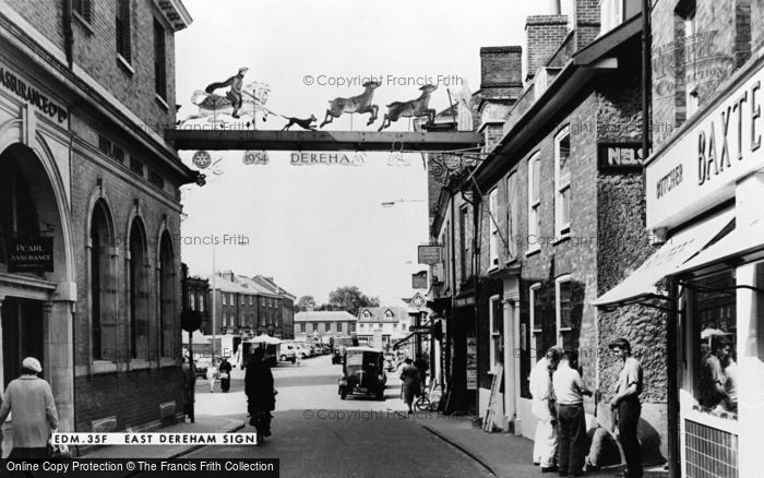 Photo of Dereham, Sign c.1960