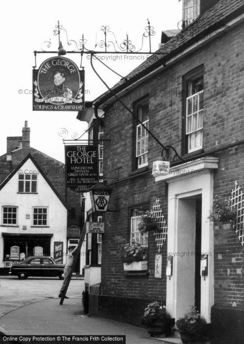 Photo of Dereham, The George Hotel c.1965