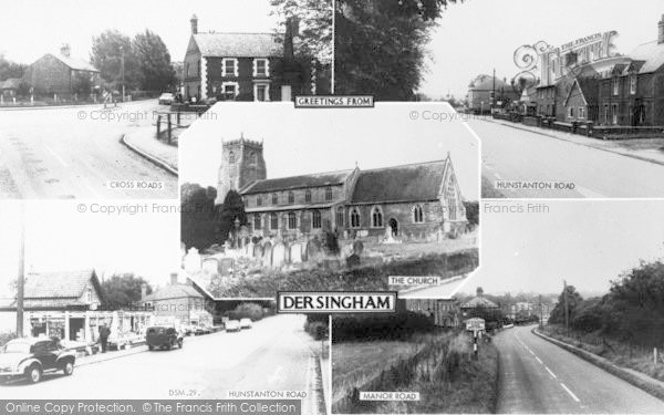 Photo of Dersingham, Composite c.1965