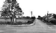 Memorial And Station Road c.1965, Dersingham