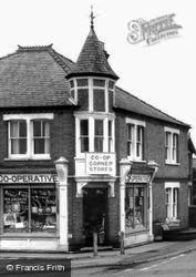 The Co-Op Corner Stores, Hunstanton Road c.1965, Dersingham