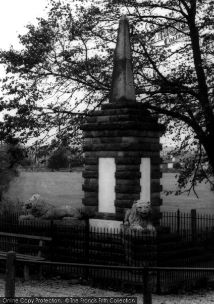 Photo of Dersingham, The Memorial c.1965