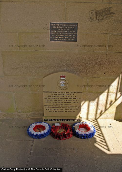 Photo of Derwent Reservoir, Dambuster Memorial, Derwent Dam c.2000