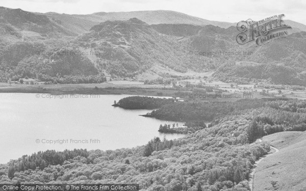 Photo of Derwent Water, And Borrowdale From Cat Bells c.1960