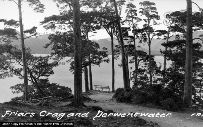 Photo of Derwent Water, And Friar's Crag c.1955