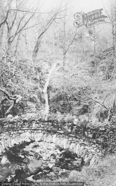 Photo of Derwent Water, Barrow Falls And Bridge 1889