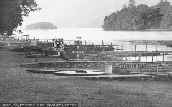 Photo of Derwent Water, Boat Station 1895