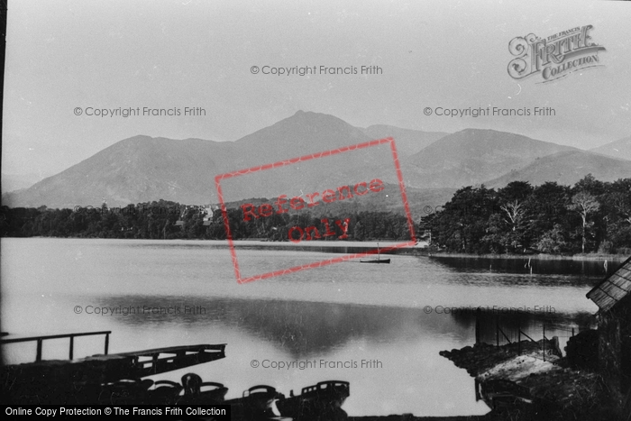 Photo of Derwent Water, Boat Station And Causey Pike 1895