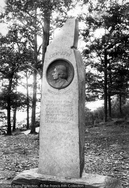 Photo of Derwent Water, Friar's Crag, The Ruskin Monument 1906