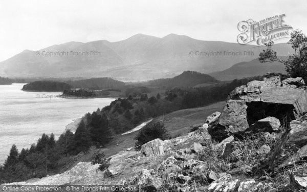 Photo of Derwent Water, From Barrowside 1889