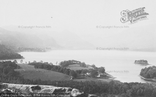 Photo of Derwent Water, From Castle Head 1893