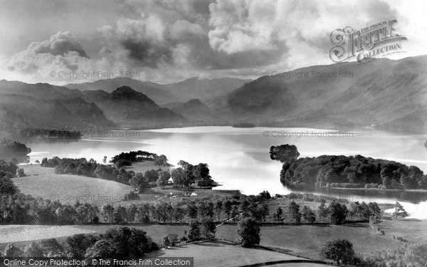 Photo of Derwent Water, From Castle Hill 1906