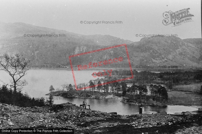 Photo of Derwent Water, From Opposite Ladore 1889