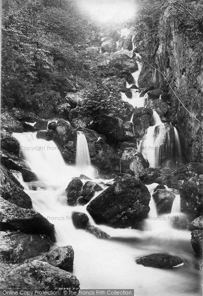 Photo of Derwent Water, Lodore Falls 1895