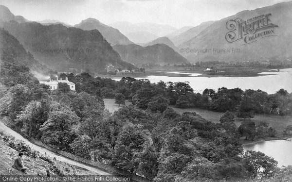 Photo of Derwent Water, Looking Towards Barrow House c.1900