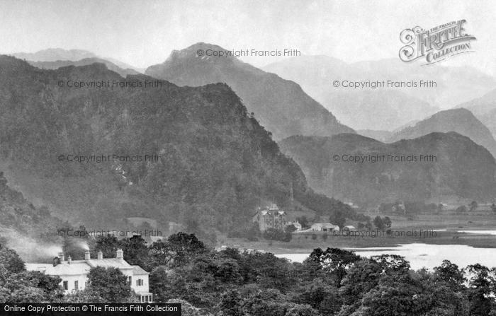 Photo of Derwent Water, Looking Towards Barrow House c.1900