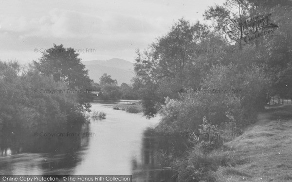 Photo of Derwent Water, River Derwent From High Stock Bridge c.1930