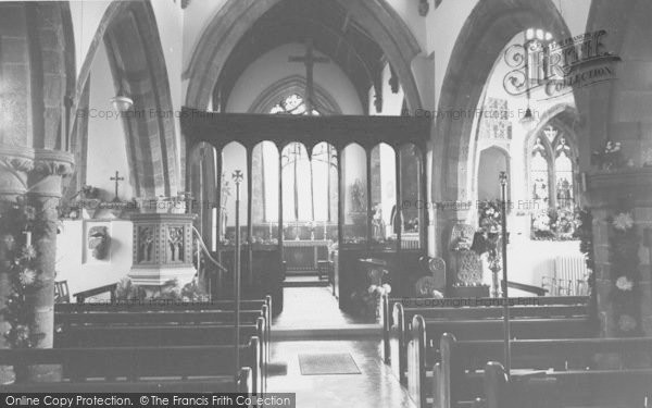 Photo of Desborough, Church Of St Giles, Interior c.1965