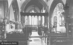 Church Of St Giles, Interior c.1965, Desborough
