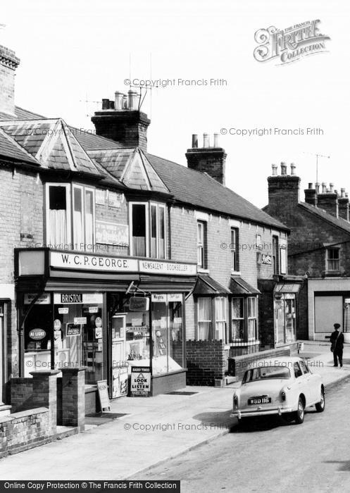 Photo of Desborough, Newsagent, Station Road c.1955