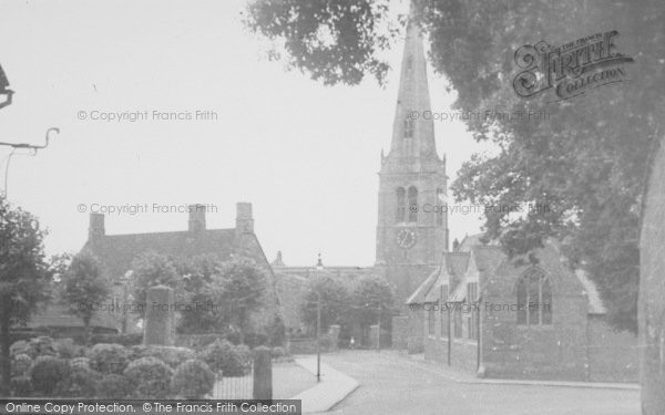 Photo of Desborough, War Memorial And Church Of St Giles c.1960