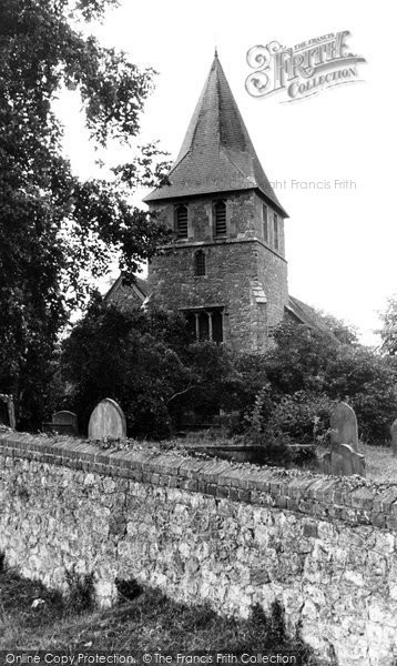 Photo of Detling, St Martin Of Tours' Church c.1960