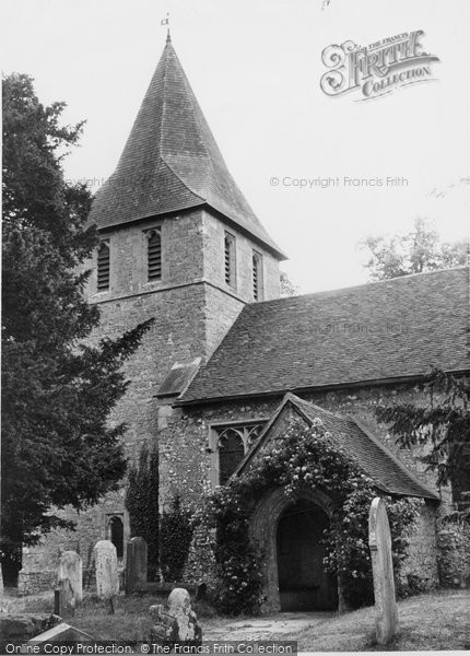 Photo of Detling, St Martin Of Tours' Church c.1960