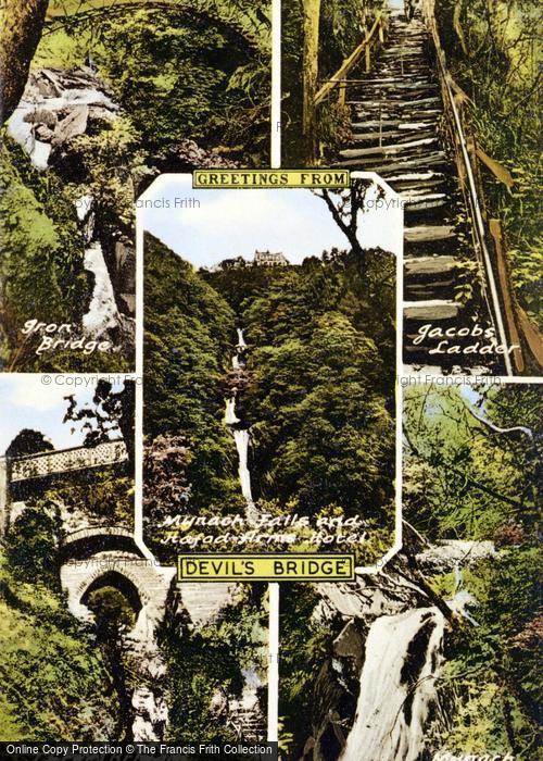 Photo of Devil's Bridge, Composite c.1955