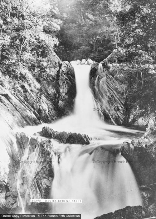 Photo of Devil's Bridge, Falls 1892