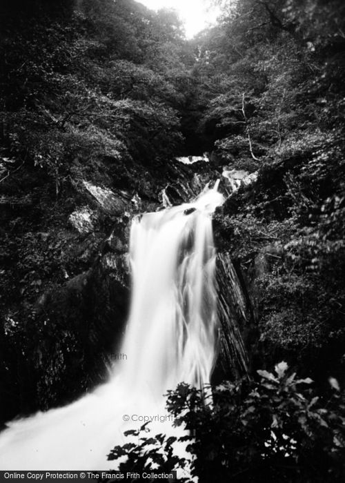 Photo of Devil's Bridge, Falls Below Bridge c.1935