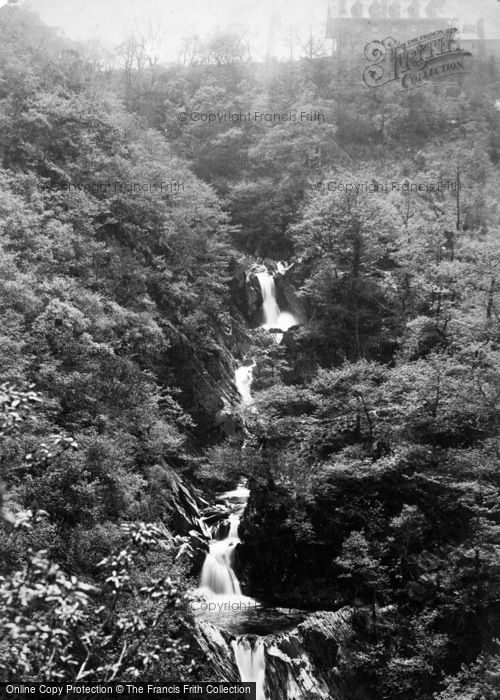 Photo of Devil's Bridge, Hotel And Falls c.1890
