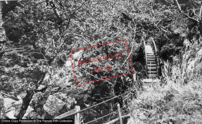 Photo of Devil's Bridge, Iron Bridge c.1955