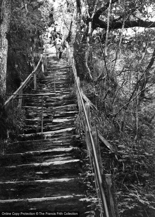 Photo of Devil's Bridge, Jacob's Ladder c.1955