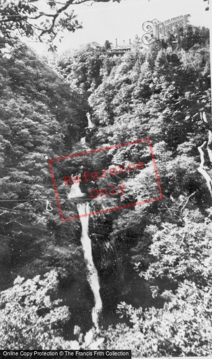 Photo of Devil's Bridge, Mynach Falls c.1960
