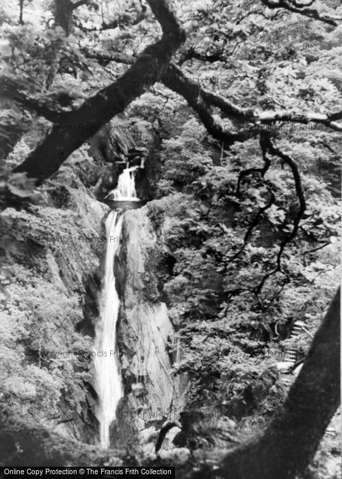 Photo of Devil's Bridge, Mynach Falls c.1960