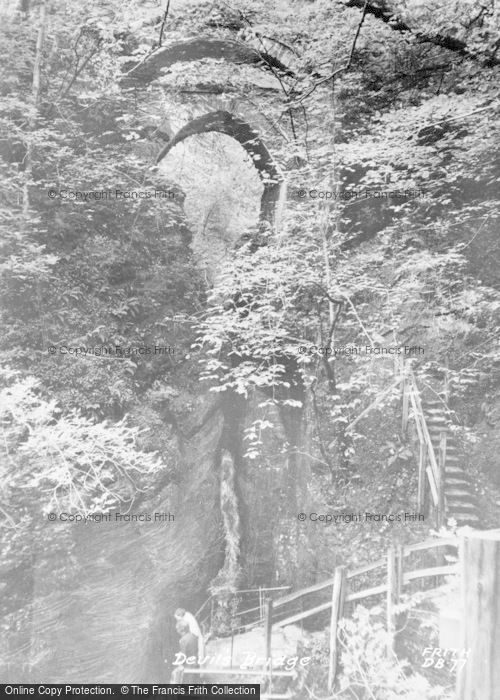 Photo of Devil's Bridge, The Bridges c.1955