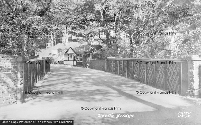 Photo of Devil's Bridge, The Cafe c.1955