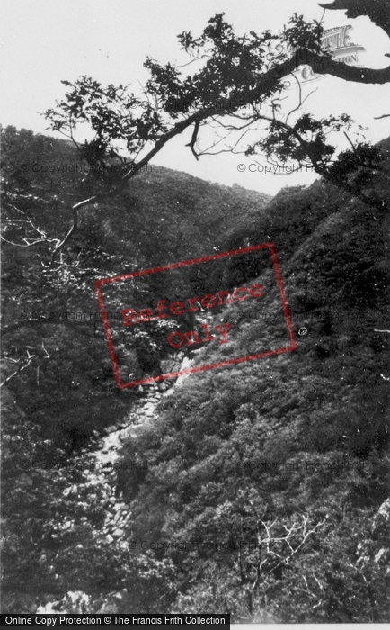 Photo of Devil's Bridge, The Cyfarllwyd Falls c.1955