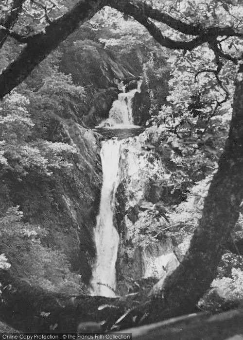Photo of Devil's Bridge, The Falls c.1955
