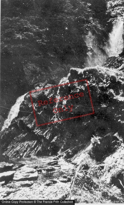 Photo of Devil's Bridge, The Falls c.1955